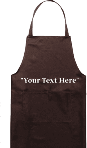 Plain Apron Brown Png Image - Brown Apron Png, Transparent Png PNG with transparent background