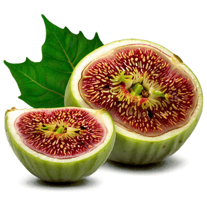 Cut Fig Slice PNG 36 PNG