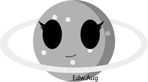 Cute_ Animated_ Asteroid_ Character PNG Image