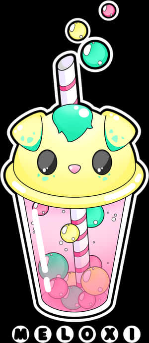Darla Bubble Tea By Meloxi Darla Bubble Tea By Meloxi - Kawaii Cute Bubble Tea, HD Png Download PNG image with transparent background