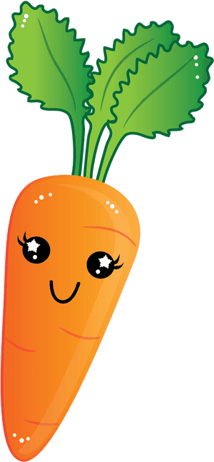 Cute_ Animated_ Carrot_ Character.png PNG image with transparent background
