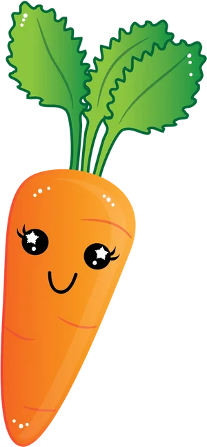 Cute_ Animated_ Carrot_ Character.png PNG Image