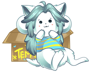 Undertale Art Temmie, HD Png Download PNG image with transparent background