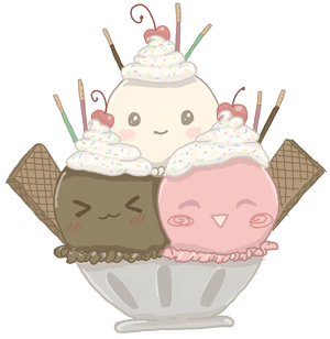 Desserts Clipart Kawaii - Kawaii Dessert Transparent, HD Png Download PNG image with transparent background