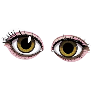 Cute Anime Eyes Png Ymj PNG Image