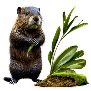 Cute Baby Beaver PNG xhg23 PNG image with transparent background