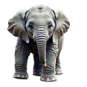 Cute Baby Elephant Illustration Png Epg27 PNG Image