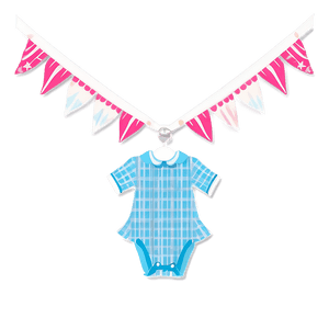 Cute Baby Shower Banner PNG dkh PNG with transparent background