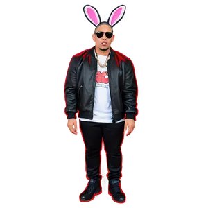 Cute Bad Bunny Stickers Png Ihd70 PNG Image