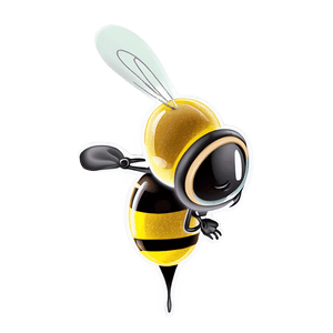 Cute Bee PNG vke PNG image with transparent background