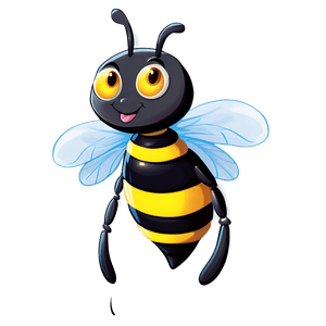 Cute Bee PNG vtt PNG image with transparent background