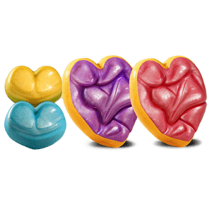 Cute Candy Hearts PNG 06212024 PNG