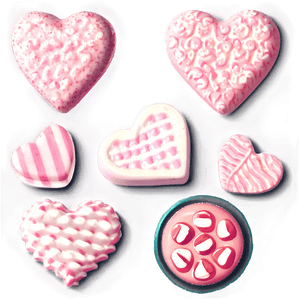 Cute Candy Hearts PNG amy80 PNG