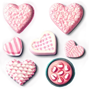 Cute Candy Hearts Png Amy80 PNG Image