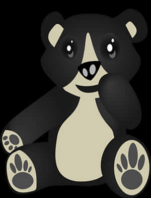 Cute Cartoon Baby Bear PNG image with transparent background