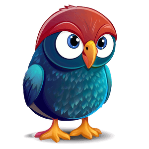 Cute Cartoon Bird PNG umg PNG