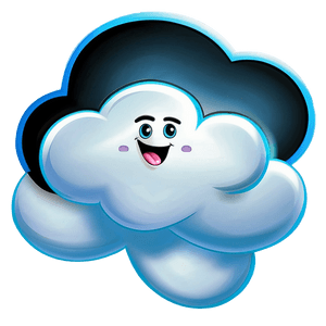 Cute Cartoon Cloud PNG 2 PNG