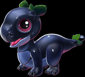 Cute Cartoon Dragon PNG image with transparent background