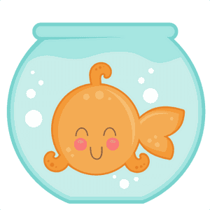 Goldfish In Bowl Svg Cut Files For Cricut Silhouette - Goldfish In Bowls Png PNG image with transparent background
