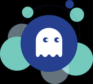 Cute Cartoon Ghost Graphic PNG image with transparent background