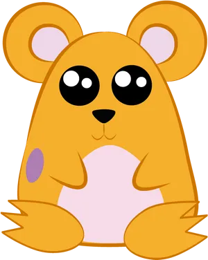 Cute Cartoon Hamster PNG Image