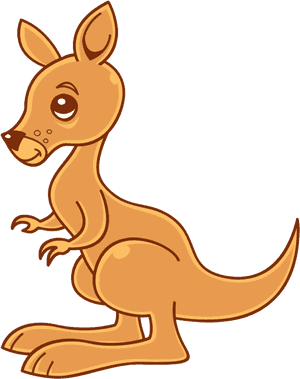 Kangaroo Cartoon Png Picture - Australia Cartoon Transparent Background Kangaroo, Png Download PNG image with transparent background