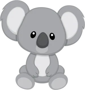 Cute Cartoon Koala PNG Image