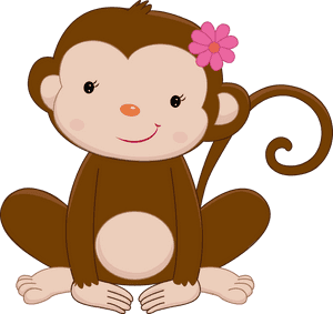 Safari Clipart Rainforest Monkey - Cute Monkey Clipart, HD Png Download PNG image with transparent background