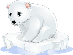 Polar Bear Transparent Transparent Image Clipart - Baby Polar Bear Animation, HD Png Download PNG image with transparent background