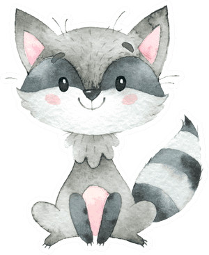 Raccoon Ass Png - Today I Am 1 Week Old, Transparent Png PNG image with transparent background