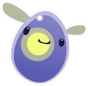 Cute Cartoon Slime Creature PNG Image