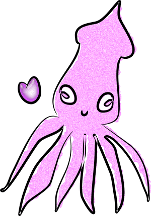Squid Squid Fans Hd Image Clipart - Squid Cartoon Transparent, HD Png Download PNG