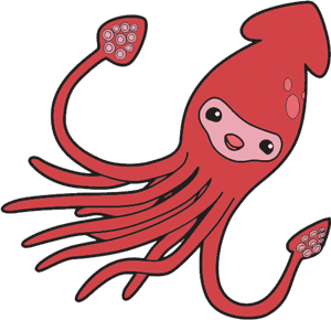 Squid Clip Art Free Clipart Images, HD Png Download PNG