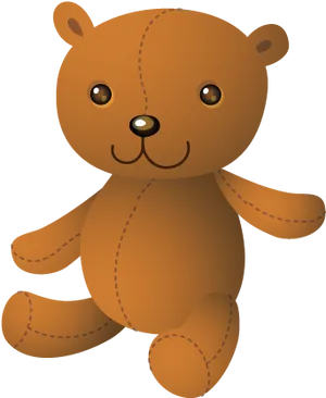 Cute Cartoon Teddy Bear PNG Image