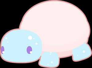 Cute Cartoon Turtle PNG image with transparent background