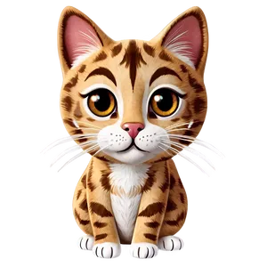 Cute Cat Face Cartoon Png 06122024 PNG Image