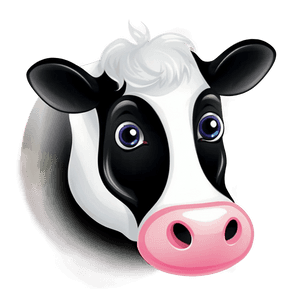 Cute Cow Face Clipart PNG 66 PNG