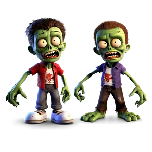 Cute Disney Zombies Characters Cartoon Png Bnm28 PNG Image