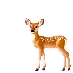 Cute Doe Clipart Png Twb PNG Image