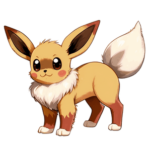Cute Eevee Wallpaper PNG 05062024 PNG image with transparent background