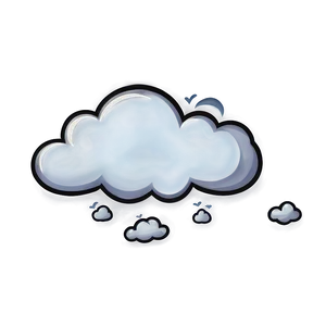 Cute Fart Cloud Cartoon Png 9 PNG Image