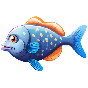 Cute Fish Illustration Png 06292024 PNG Image