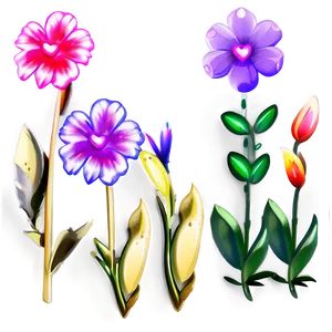 Cute Flower Sets Png 81 PNG Image