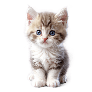 Cute Fluffy Kitten PNG 79 PNG image with transparent background