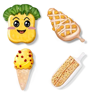 Cute Food Concepts Png 06252024 PNG Image