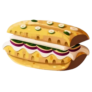 Cute Food Illustration Png Ton PNG Image