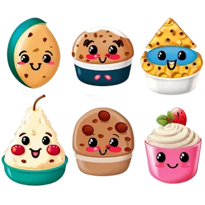 Cute Food With Faces Png Fuw89 PNG Image