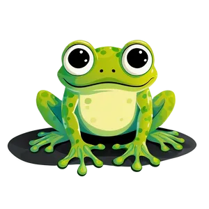 Cute Frog Illustration Png 06212024 PNG Image