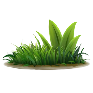 Cute Grass Cartoon Png 06122024 PNG Image