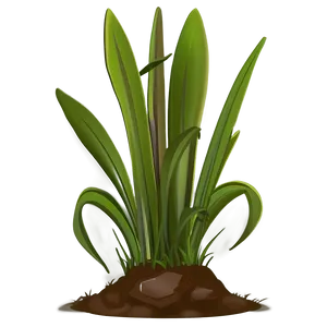 Cute Grass Cartoon Png Gys PNG Image